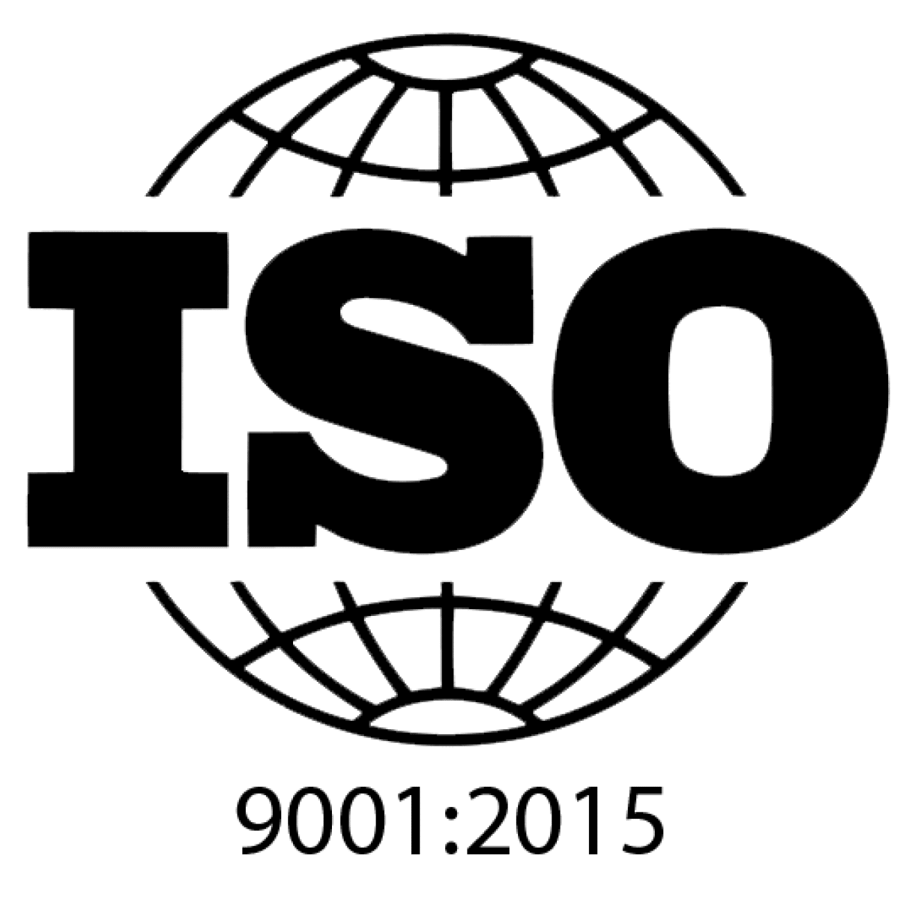 ISO Badge Black V2 ISO Certification